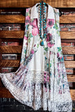 BEAUTIFUL KIND OF DAY FLORAL LACE LONG VEST