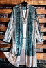 JOY OF BEAUTY STUNNING VELVET JACKET OVERSIZED IN BLUE DENIM