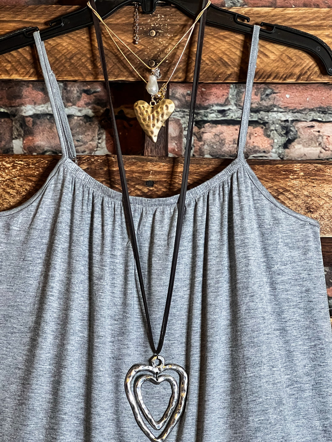 SO THIS IS LOVE LACE SLIP DRESS EXTENDER IN GRAY