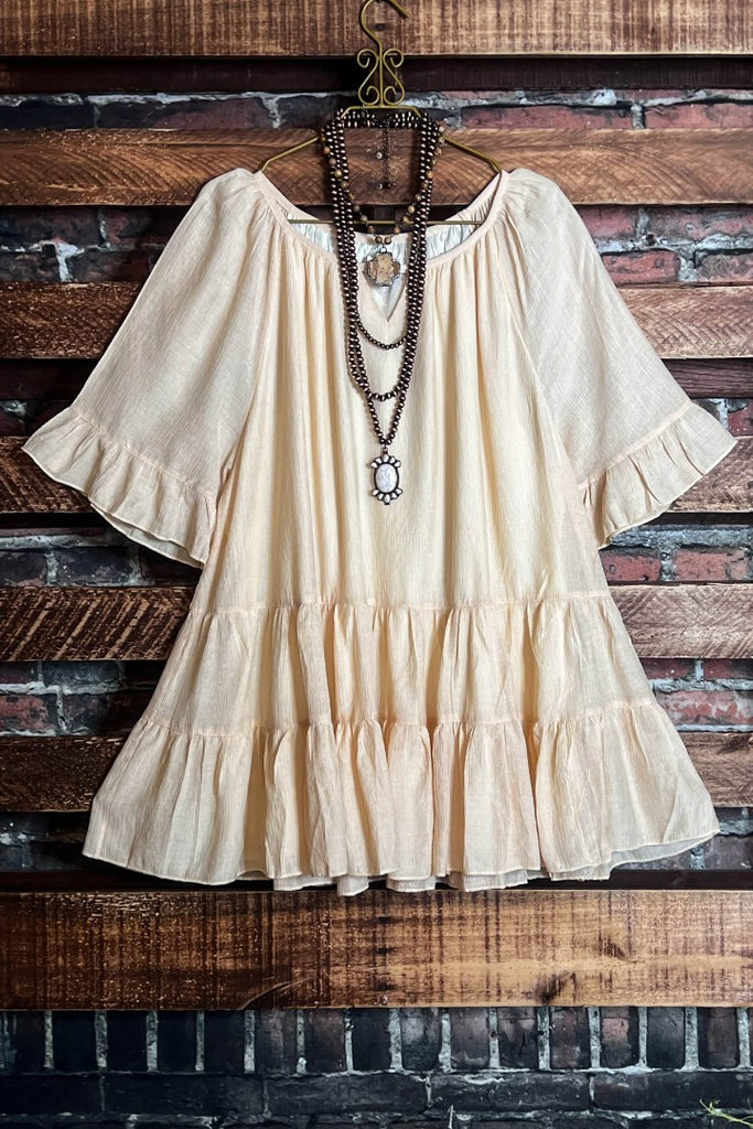 My Inner Peace Comfy Tunic in Beige