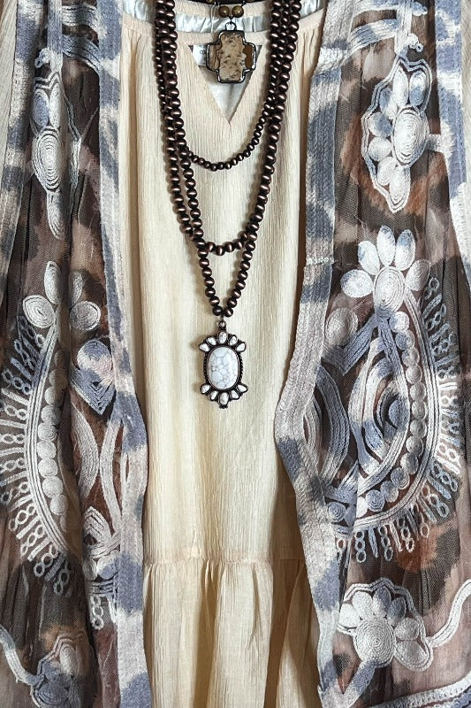 Feel the Magic Fab Leopard Print Lace Vest