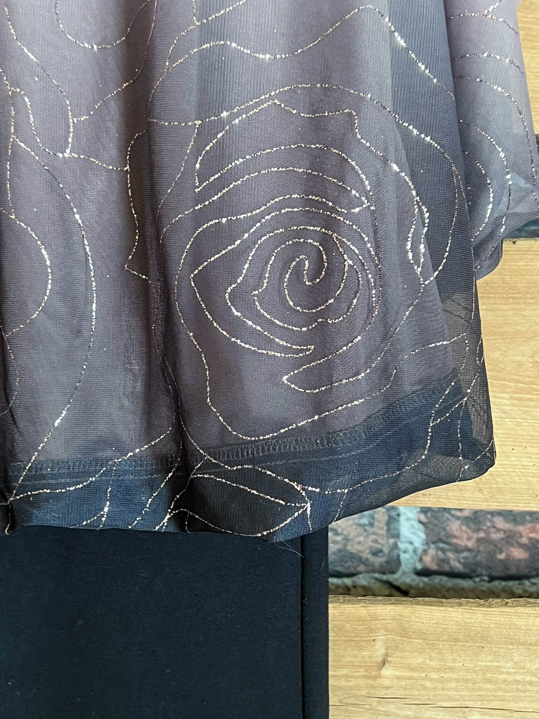 GLAMOROUS CELEBRATION  BLOUSE IN MAUVE TONES