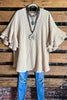 There's Always Hope Tie Dye Tunic in Beige