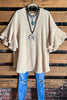 There's Always Hope Tie Dye Tunic in Beige
