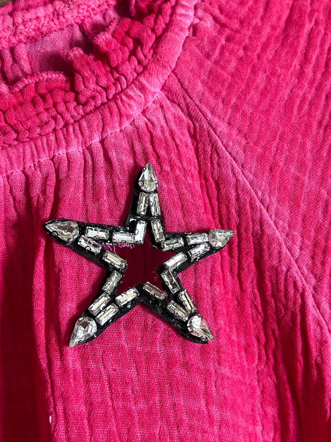 ALL THE PRETTY THINGS 100% COTTON DRESS IN STRAWBERRY PINK