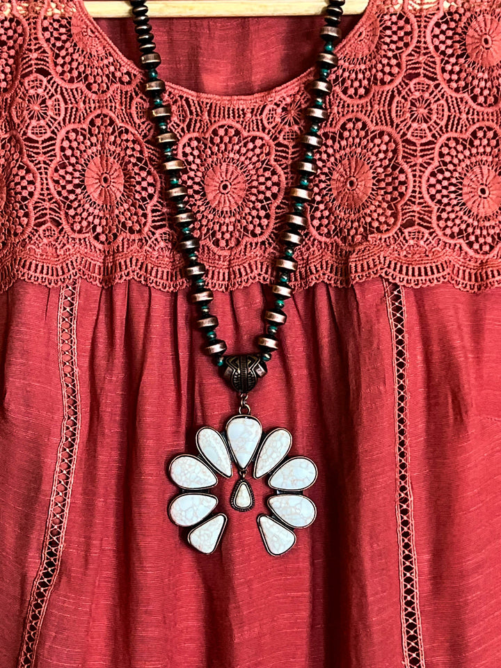 You Are My Forever Love Top in Rust
