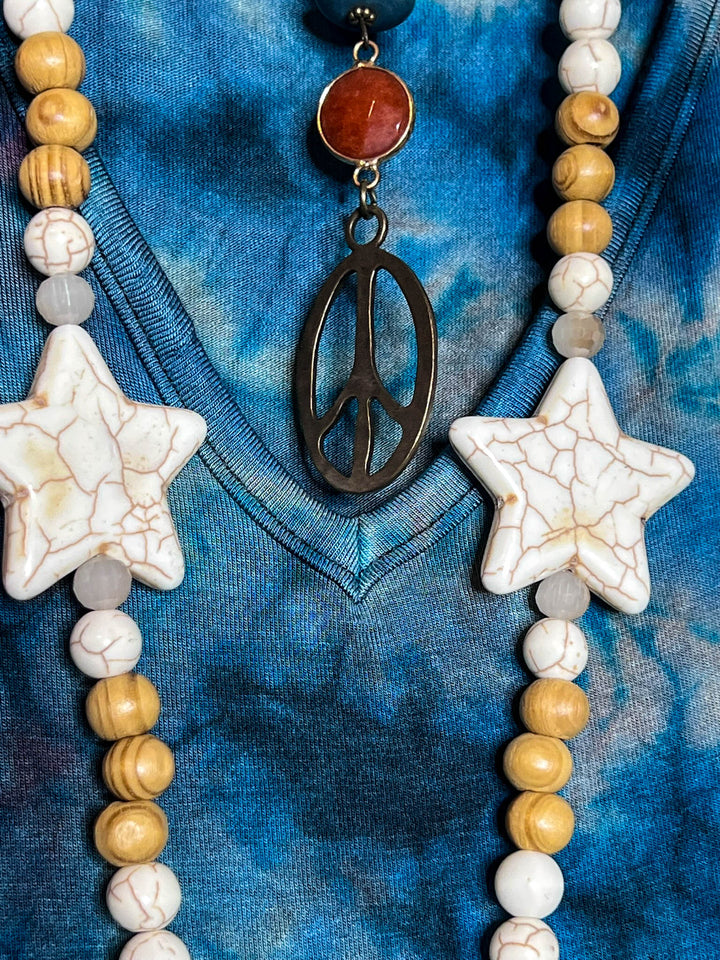 ALL FOR THE BEST TIE DYE DRESS IN TEAL & MULTI-COLOR