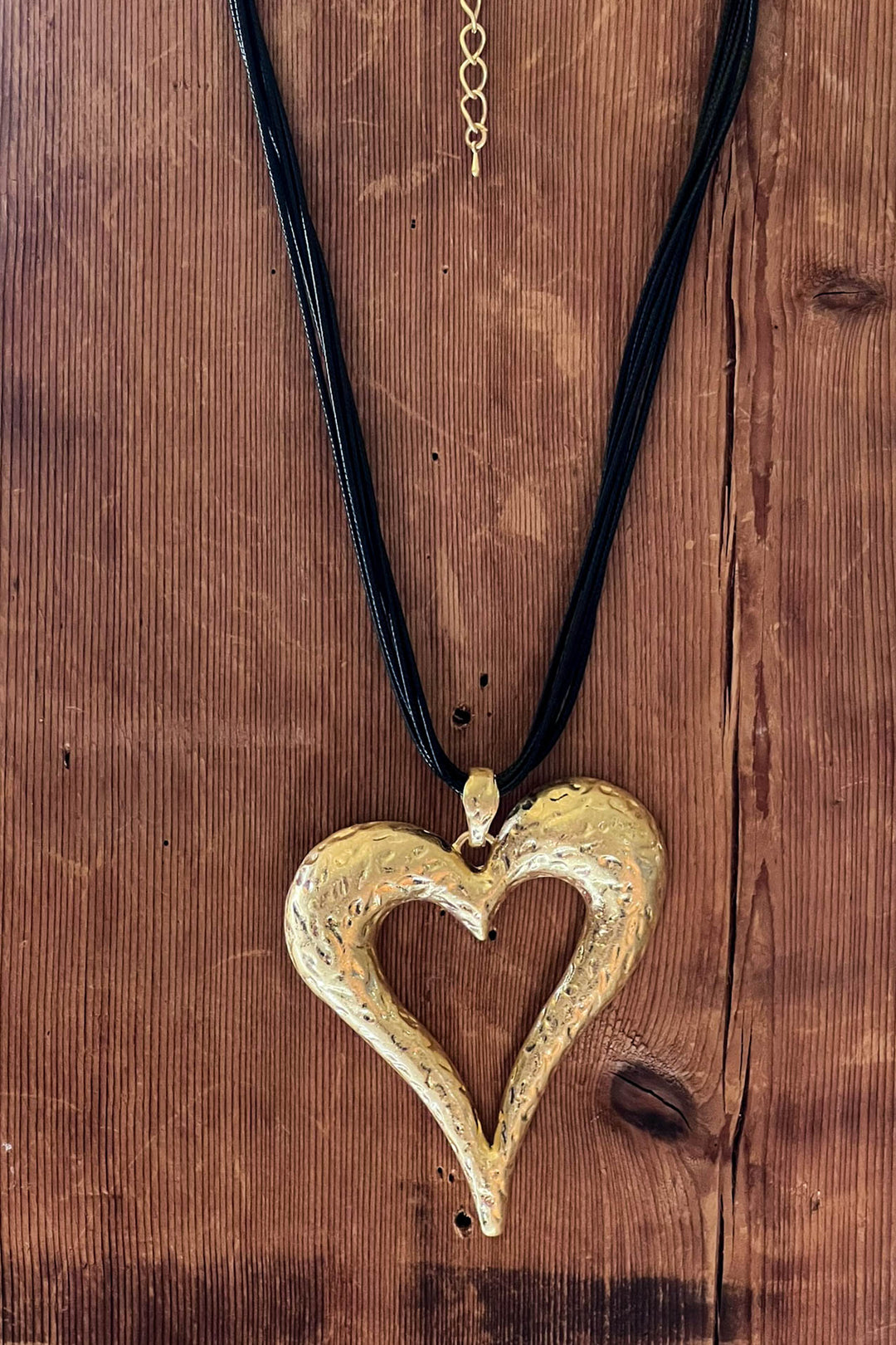 My Inner Peace Heart Necklace in Gold Color