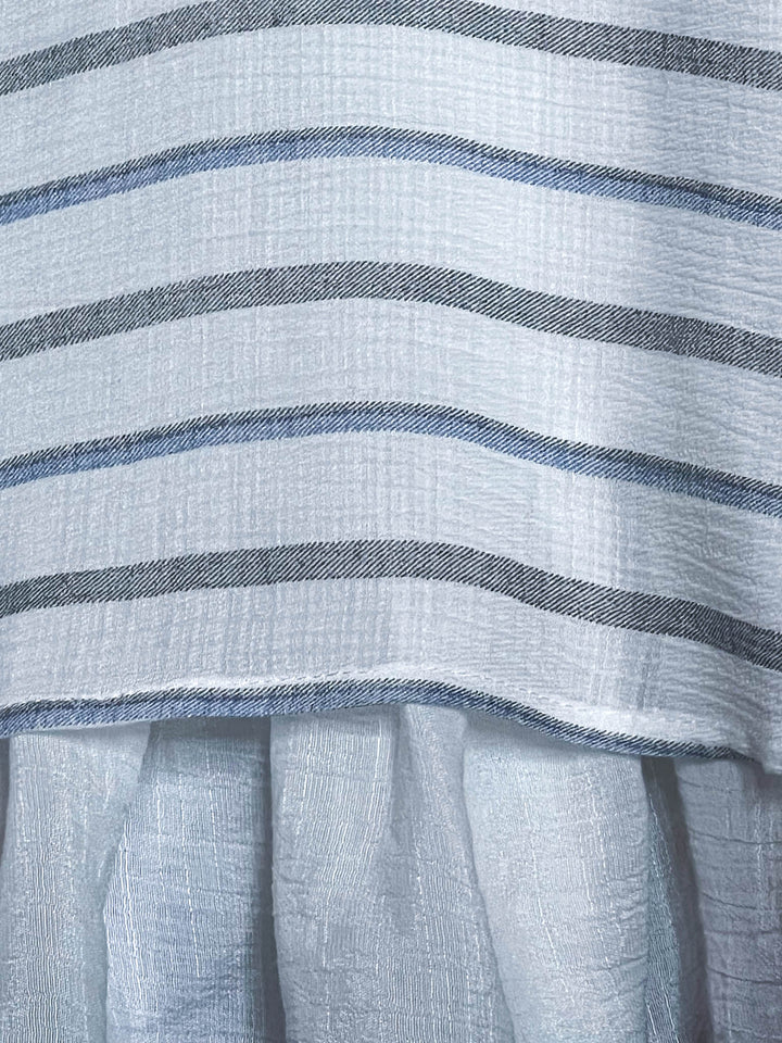 THE PERFECT FAB TUNIC IN IVORY & BLUE