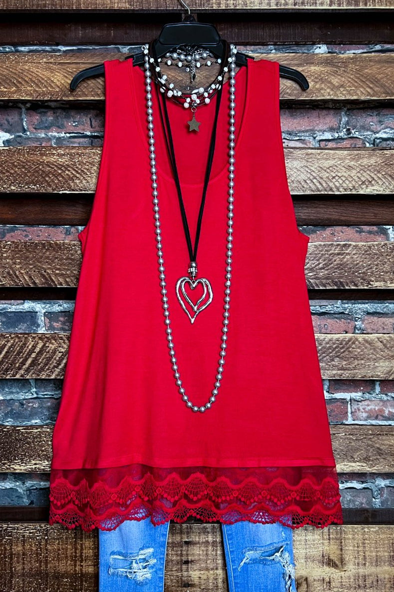 SWEETER THAN HONEY RED LACE SLIP DRESS EXTENDER TOP Life is Chic Boutique SWEETER THAN HONEY RED LACE SLIP DRESS EXTENDER TOP Life is Chic Boutique
