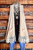 TOTALLY MAGIC VINTAGE INSPIRED LACE VEST IN BEIGE