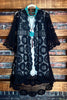 MADE TO PERFECTION CROCHET CARDIGAN IN BLACK