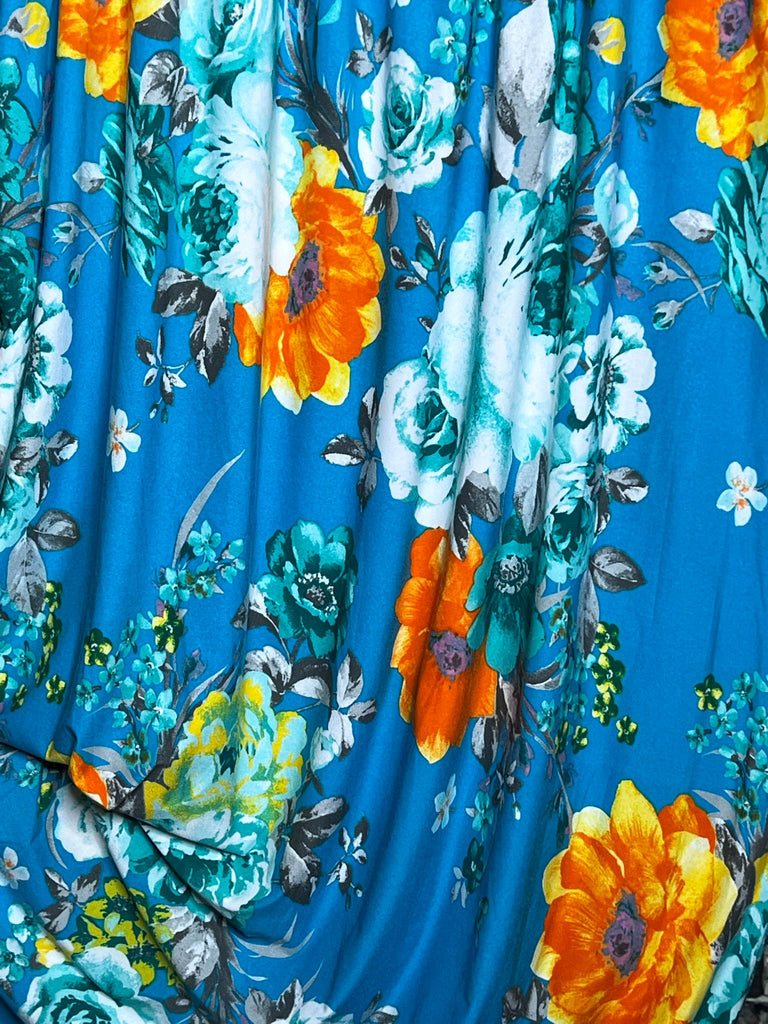TROPICAL ESCAPE DREAM MAXI DRESS MULTI-COLOR SIZE 14-20----------SALE