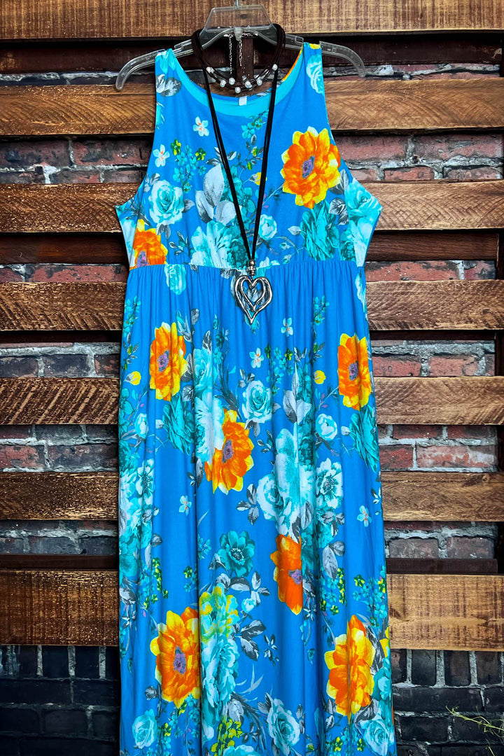 14-16-DREAM MAXI DRESS MULTI-COLOR ----------SALE