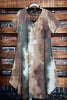 Matching The Vibe Peace & Love Tie Dye Midi Dress In Olive & Multi-Color