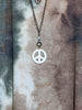 Matching The Vibe Peace & Love Tie Dye Midi Dress In Olive & Multi-Color