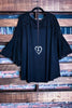 An Absolute Treasure Black Leopard Print Tunic