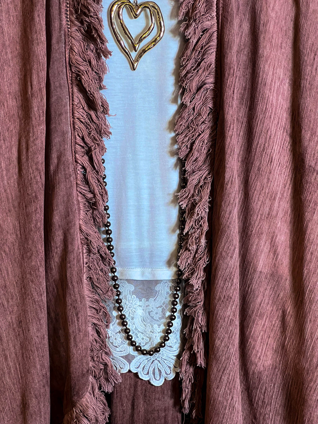 BOHEMIAN SOUL GAUZE PEASANT 100% COTTON KIMONO MOROCCAN CLAY