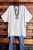DOWNTOWN EASY LOOK TOP IN OFF WHITE