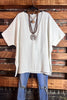 DOWNTOWN EASY LOOK TOP IN OFF WHITE