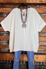 DOWNTOWN EASY LOOK TOP IN OFF WHITE