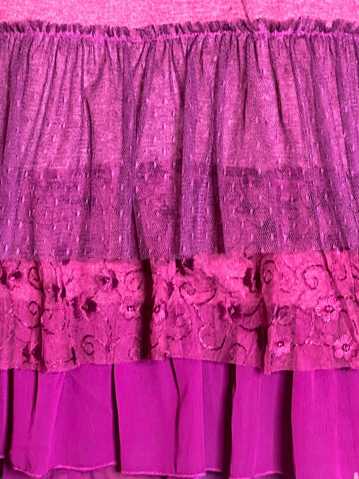 I'M ETERNALLY YOURS LAYERING SLIP DRESS EXTENDER IN WINE