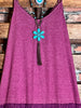 I'M ETERNALLY YOURS LAYERING SLIP DRESS EXTENDER IN WINE