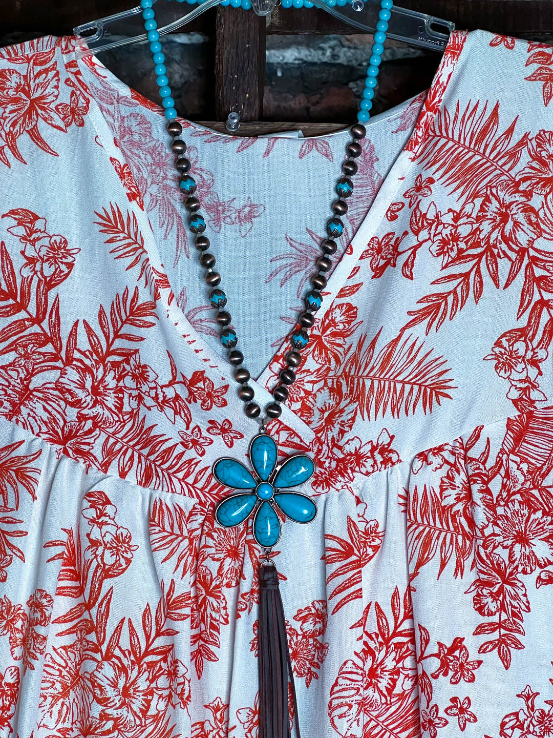 Sunkissed Floral Top in Off White