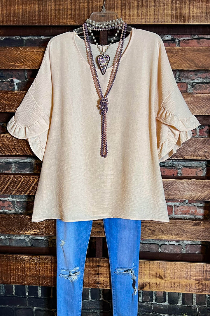 2X BEIGE BLOUSE--------------SALE