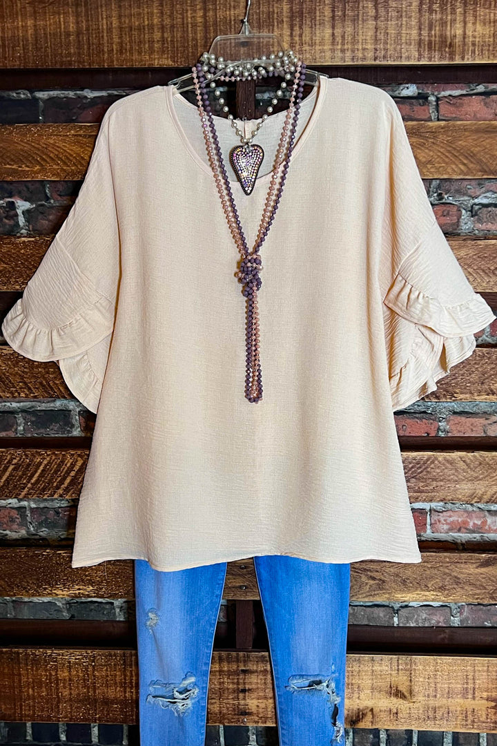 2X BEIGE BLOUSE--------------SALE