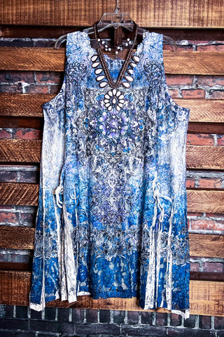 JOYFULLY YOURS BABYDOLL TUNIC IN RUST