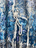 You are so Beautiful Blue & Multicolor Tones Lace Tunic