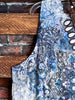 You are so Beautiful Blue & Multicolor Tones Lace Tunic