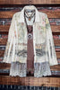 ITALY GARDEN LACE JACKET IN BEIGE & MULTICOLOR