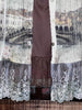 ITALY GARDEN LACE JACKET IN BEIGE & MULTICOLOR