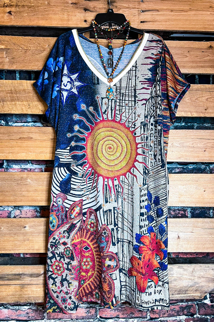 The Sun Fab Dress Long Tunic - Made in Italy