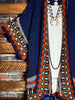 CANYON SOUL CARDIGAN SWEATER KIMONO IN NAVY MULTI
