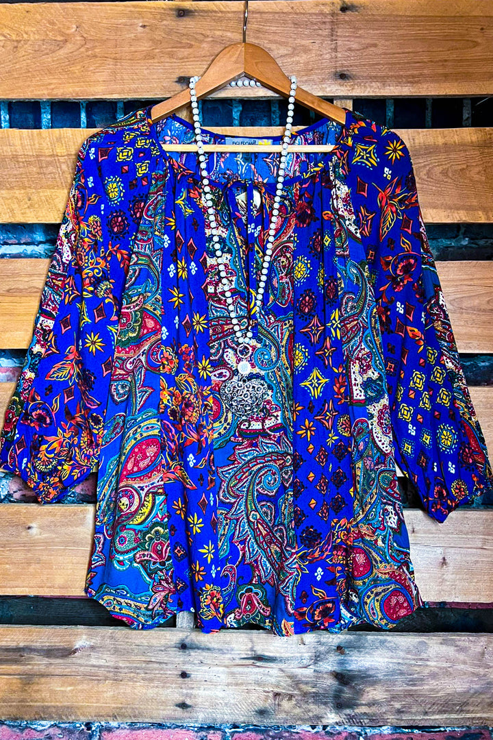 Sweet Mornings Multi-Color Top