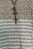 EVERYTHING YOU NEED BOUCLE RUANA TUNIC PONCHO IN BEIGE & MOCHA