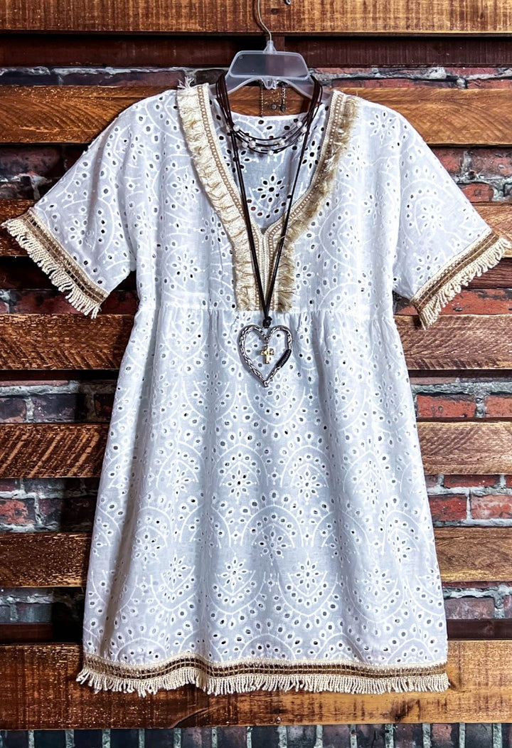 6-20 SALE -  BOHO DRESS COVER UP TUNIC---------SALE
