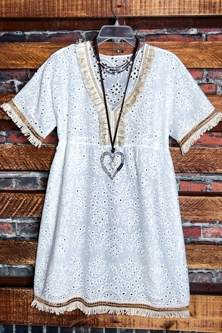 6-20 SALE -  BOHO DRESS COVER UP TUNIC---------SALE
