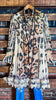 RADIANT CHARM LEOPARD PRINT LACE  DRESS TUNIC