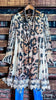 RADIANT CHARM LEOPARD PRINT LACE  DRESS TUNIC