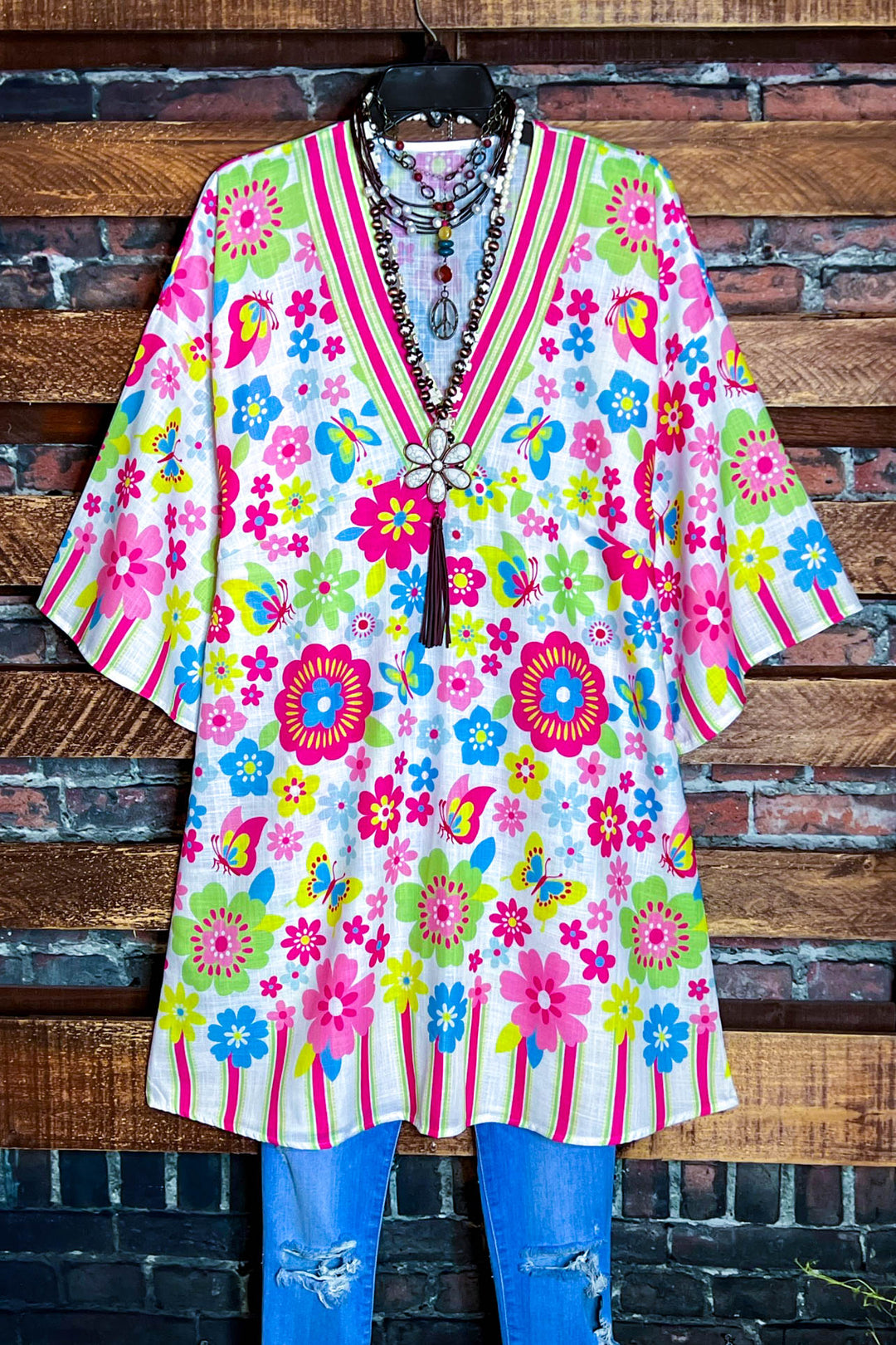 PARADISE BLOOM DRESS IN FLORAL MULTI- COLOR-------SALE