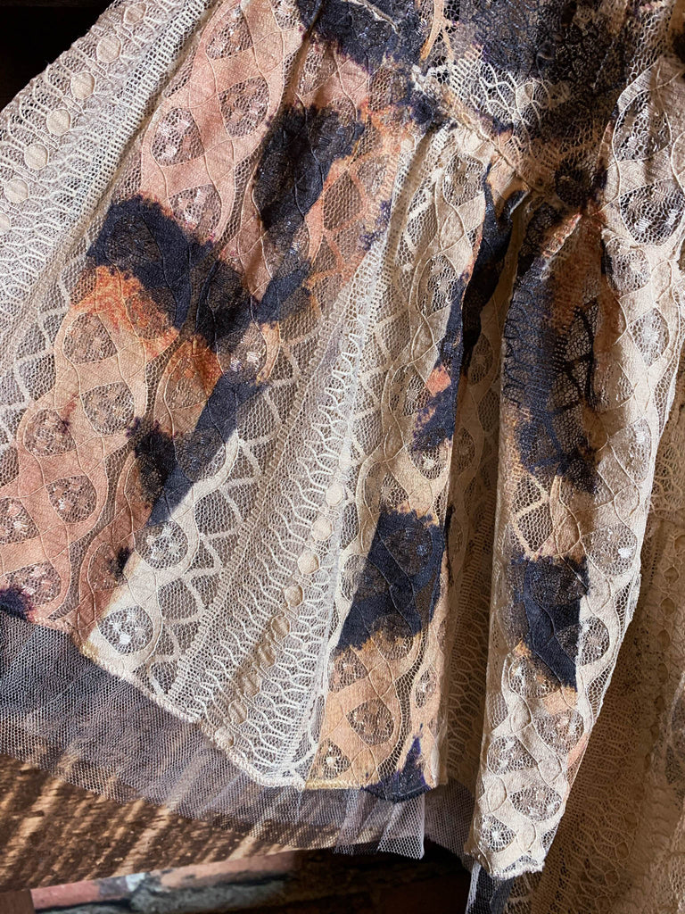 BEYOND BEAUTY LACE KIMONO IN TAUPE & LEOPARD PRINT