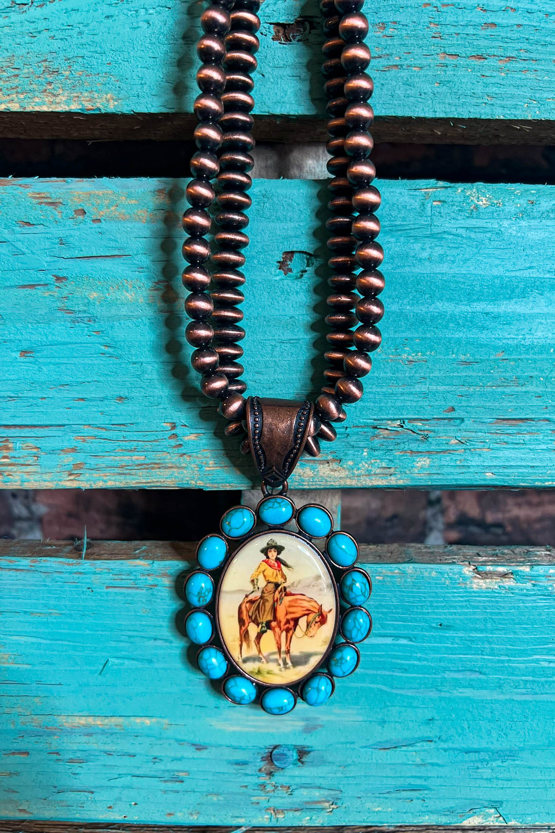 Willd Horse Turquoise Necklace