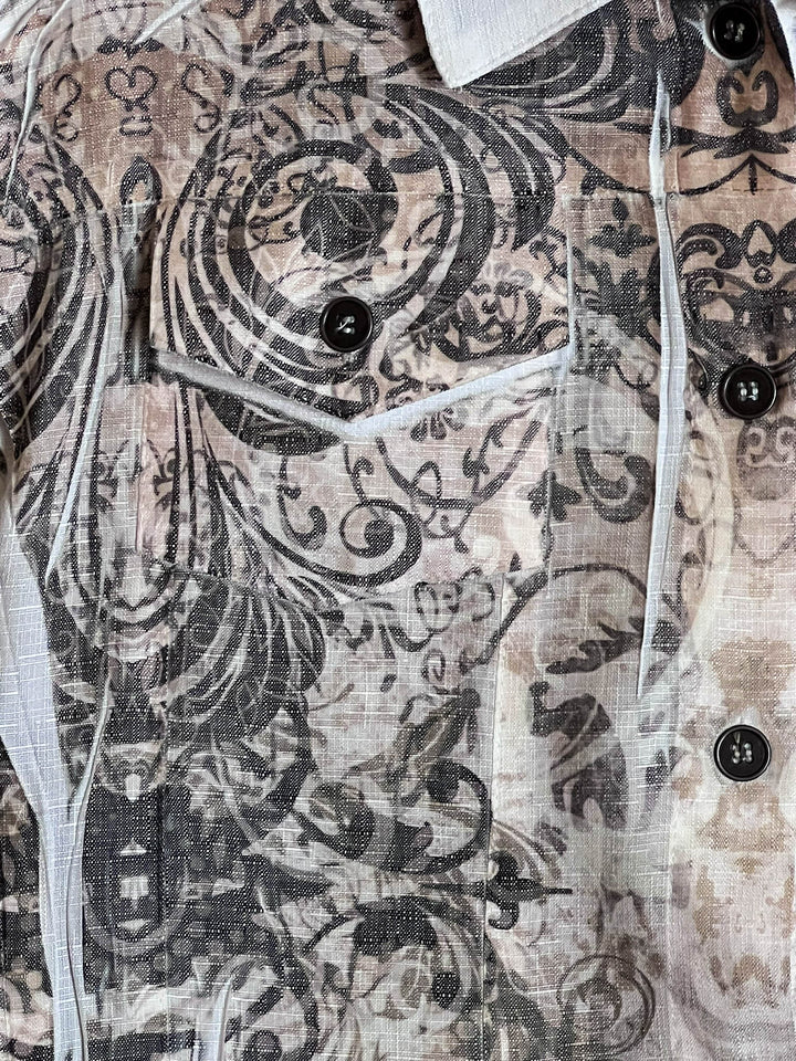 Easy to Admire Charm Fab Jacket in Ivory & Taupe