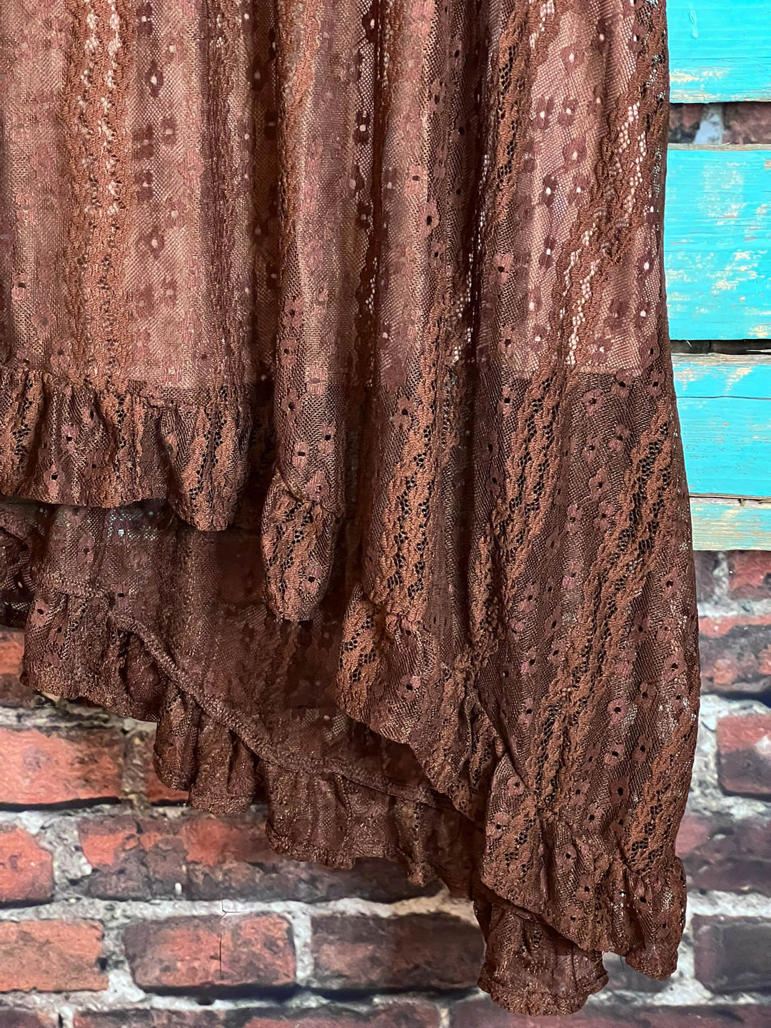 Admire Your Beauty Lace Dress in Brown