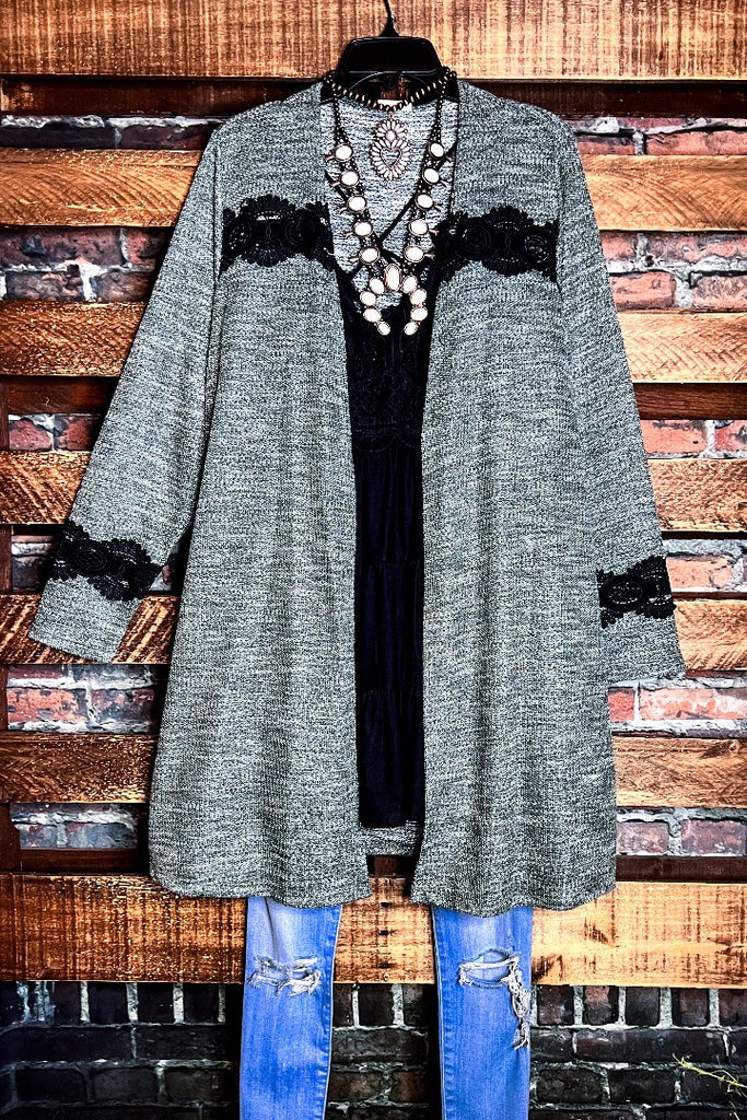 GORGEOUS DETAILS CARDIGAN IN OLIVE