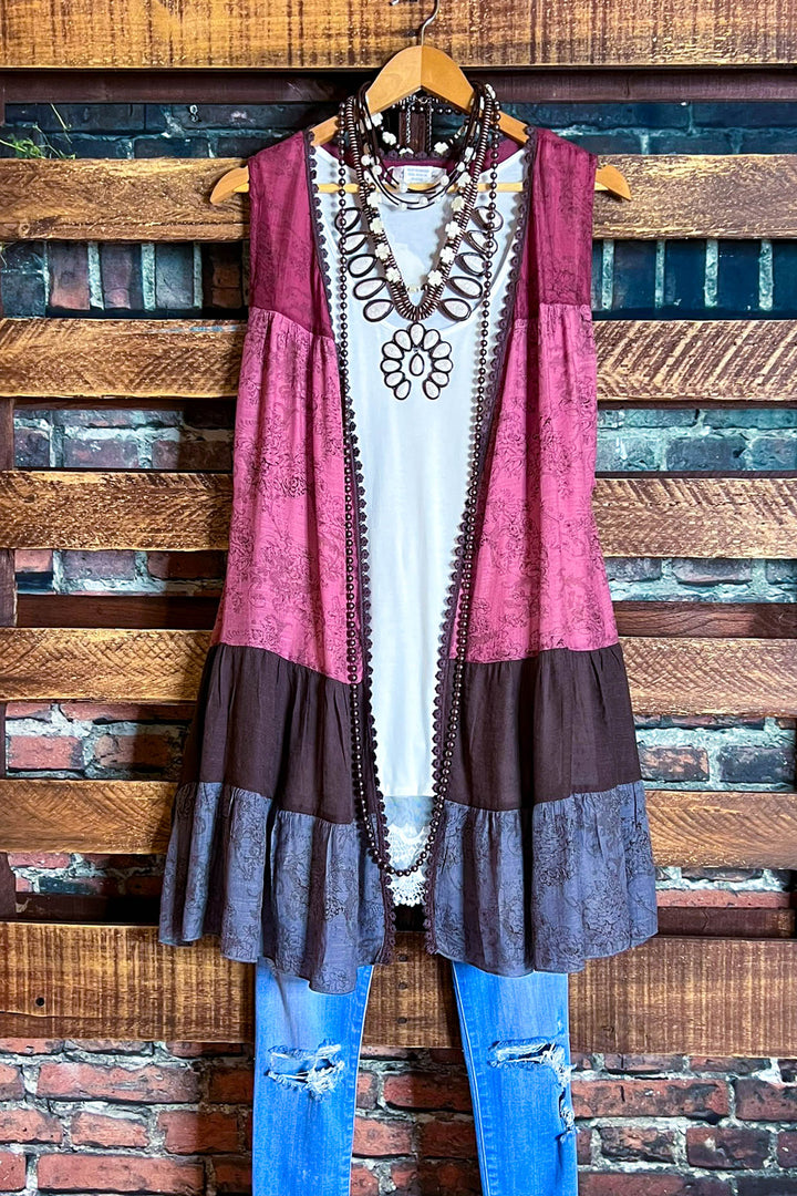 IT ALL BEGINS WITH LOVE BRICK & MULTI-COLOR VEST